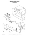 Diagram for 03 - Freezer Liner Parts