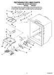 Diagram for 04 - Refrigerator Liner Parts