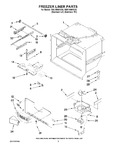 Diagram for 02 - Freezer Liner Parts