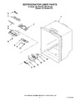 Diagram for 04 - Refrigerator Liner Parts