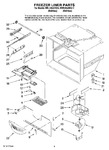 Diagram for 02 - Freezer Liner Parts