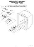 Diagram for 04 - Refrigerator Liner Parts