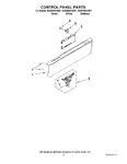 Diagram for 02 - Control Panel Parts