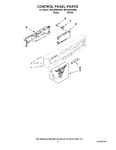 Diagram for 02 - Control Panel Parts