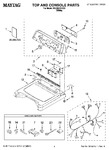 Diagram for 01 - Top And Console Parts