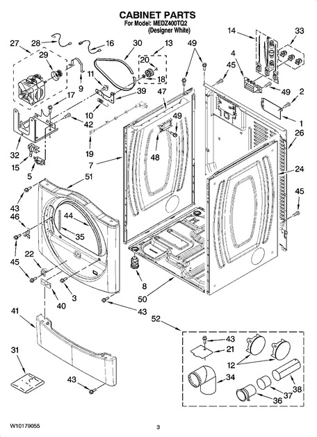 Maytag MEDZ400TQ2 Parts List | Coast Appliance Parts