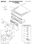 Diagram for 01 - Top And Console Parts