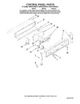 Diagram for 02 - Control Panel Parts