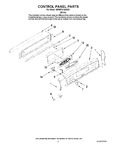 Diagram for 02 - Control Panel Parts