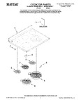 Diagram for 01 - Cooktop Parts