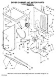 Diagram for 03 - Dryer Cabinet And Motor Parts