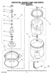 Diagram for 10 - Agitator, Basket And Tub Parts