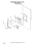 Diagram for 08 - Dispenser Front Parts