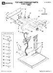 Diagram for 01 - Top And Console Parts