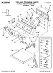 Diagram for 01 - Top And Console Parts