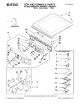 Diagram for 01 - Top And Console Parts