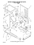 Diagram for 03 - Dryer Cabinet And Motor Parts