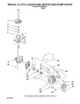 Diagram for 08 - Brake, Clutch, Gearcase, Motor And Pump Parts