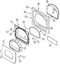 Diagram for 03 - Door (dryer)