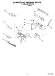 Diagram for 02 - Cabinet And Air Flow Parts