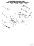 Diagram for 02 - Cabinet And Air Flow Parts