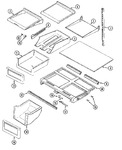 Diagram for 09 - Shelves & Accessories (bisque)