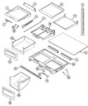 Diagram for 09 - Shelves & Accessories