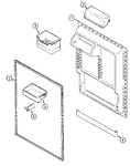 Diagram for 06 - Fresh Food Inner Door (bisque)