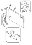 Diagram for 05 - Freezer Outer Door (bisque)