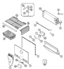 Diagram for 03 - Freezer Compartment (bisque)