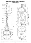 Diagram for 03 - Agitator, Basket And Tub Parts