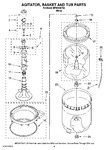 Diagram for 03 - Agitator, Basket And Tub Parts