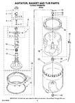 Diagram for 03 - Agitator, Basket And Tub Parts