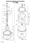 Diagram for 03 - Agitator, Basket And Tub Parts