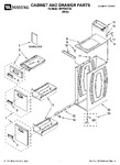 Diagram for 01 - Cabinet And Drawer Parts