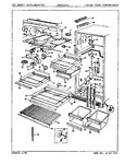 Diagram for 03 - Fresh Food Compartment