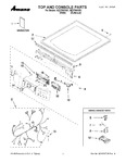 Diagram for 01 - Top And Console Parts