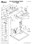 Diagram for 01 - Top And Console Parts