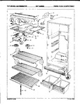 Diagram for 02 - Fresh Food Compartment