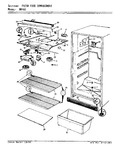 Diagram for 02 - Fresh Food Compartment