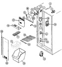 Diagram for 01 - Freezer Compartment