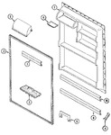 Diagram for 05 - Fresh Food Inner Door