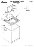 Diagram for 01 - Top And Cabinet Parts