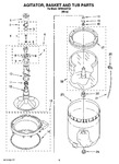 Diagram for 03 - Agitator, Basket And Tub Parts