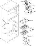 Diagram for 04 - Fresh Food Compartment