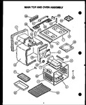 Diagram for 03 - Main Top And Oven Assy