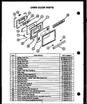 Diagram for 04 - Oven Door Parts