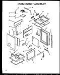 Diagram for 04 - Oven Cabinet Assy