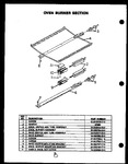 Diagram for 03 - Oven Burner Section