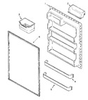 Diagram for 06 - Fresh Food Inner Door